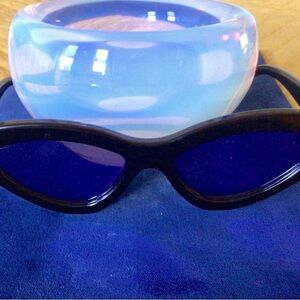 Le Specs - Synthcat mirrored sunglasses.